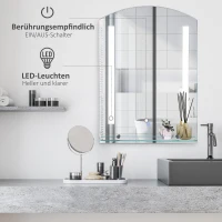 HOMCOM LUSTRO ŁAZIENKOWE LED 70x50(m-6)