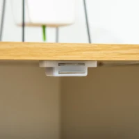 PawHut Katzenschrank für katzentoilette 2 in 1 Design Katzenklo mit Magnettür Beistelltisch Katzenhaus für Katzenbett mit Türöffnung Kiefernholz Eiche+Weiß 100 x 55 x 60 cm(m-9)