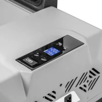 HOMCOM Nevera y Congelador de Compresor 50L Eléctrica Refrigerador de Coche CC 12V/24V hasta -20℃ Pantalla LED Táctil Asa Retráctil Ruedas para Hogar Camping Viajes Automóvil 58,6x37,8x54,5 cm Negro(m-9)