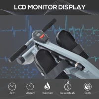 HOMCOM ERGOMETR WIOŚLARSKI WIOŚLARZ MECHANICZNY LCD(m-4)