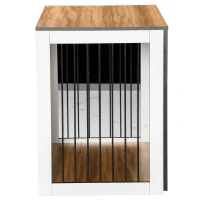 PawHut Hundebox, Hundekäfig, 1 Tür, für kleine und mittelgroße Hunde(m-8)