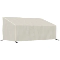 Outsunny Capa Protetora para Móveis de Jardim 218x111x63-101 cm Cobertura de Móveis de Tecido Oxford 600D Impermeável para Sofás Bancos(m-1)