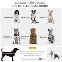 PawHut Hundewózek z dwoma linami bezpieczeństwa(m-4)