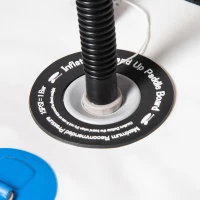 Outsunny Tabla de Paddle Surf Hinchable Plegable 300x76x15 cm con Remo de aluminio Ajustable Desmontable Cubierta Antideslizante Bolsa de Transporte y Kit de Reparación Carga 120 kg(m-7)