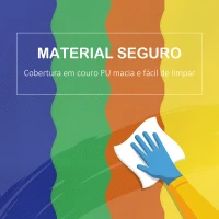 HOMCOM Conjunto de 7 Blocos de Espuma para Crianças de 1-3 Anos Blocos de Construção para Escalar e Gatinhar 60x40x11 cm Multicor(m-7)