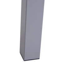 HOMCOM 5 Piezas Conjunto de Mesa y 4 Sillas de Comedor Juego Muebles de Cocina Sala Conjunto de Comdedor Moderno Madera y Metal(m-8)