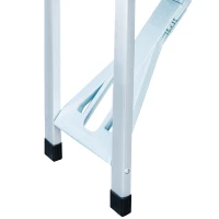 Outsunny Mesa Maleta de Camping Plegable Portátil con 4 Asientos y Agujero para Sombrilla Estructura de Aluminio para Playa Picnic 136x85,5x66 cm Plata(m-8)