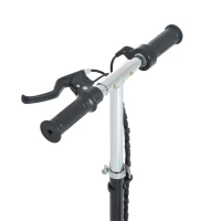 HOMCOM Patinete Eléctrico para Niños Scooter Eléctrico Plegable 120W con Manillar Ajustable Velocidad 10 km/h 78x37x99 cm Azul(m-8)