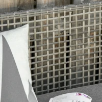 Outsunny Sofá de Ratán Estructura de Aluminio Dos Plazas con Cojín Desmontable Sillón Mueble de Jardín 118x75x79cm para Patio Exterior al Aire Libre Gris(m-8)