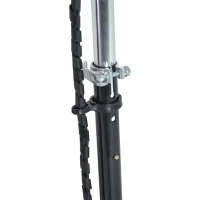 HOMCOM Patinete Eléctrico para Niños Scooter Eléctrico Plegable 120W con Manillar Ajustable Velocidad 10 km/h 78x37x99 cm Azul(m-9)