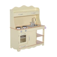 Cocina de Juguete para Niñas Set Juego Cocinita Sonido Infantil Amarillo 3 Años(m-1)