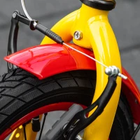 HOMCOM Kinderroller mit 12'' Luftreifen Scooter Tretroller höhenverstellbar Roller Cityroller Kinder Roller Kickboard ab 5 Jahre Kleinkind Schwarz 118 x 55,5 x 85-100,5 cm(m-9)