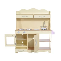 Cocina de Juguete para Niñas Set Juego Cocinita Sonido Infantil Amarillo 3 Años(m-7)