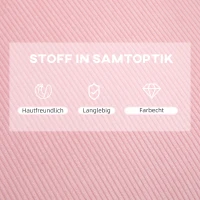 HOMCOM Sessel mit Ottomane, inkl. Kissen, 68 cm x 91,5 cm x 88 cm, Rosa(m-5)