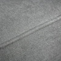 HOMCOM 3-osobowa sofa rozkładana z funkcją spania Łóżko Box Vintage Grey(m-7)