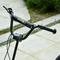 Hulajnoga miejska hulajnoga dla dzieci opony pneumatyczne regulowana aluminium czarny(m-9)