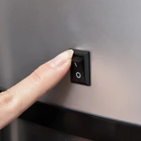 HOMCOM Automatyczny kosz na śmieci z czujnikiem podczerwieni Wiadro kuchenne Srebrny(m-8)