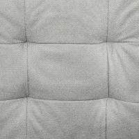 HOMCOM Modern 2 Seater Sofa with Hidden Storage, 117cm Tufted Cotton Couch with Wood Legs, Compact Loveseat for Living Room, Kitchen, Light Grey(m-8)