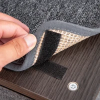 PawHut Arbre à chat avec griffoir en sisal niche lit pour chat hamac corde à taquiner plateformes en panneaux de particules coussins lavés 60 x 40 x 83 cm gris foncé(m-6)