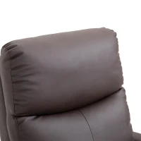 HOMCOM Fotel z pomocą do wstawania, fotel masujący z funkcją leżenia, pilot do telewizora(m-8)