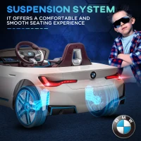 HOMCOM BMW i4 Licensed 12V Kids Electric Ride-On Car(m-7)