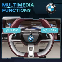 HOMCOM BMW i4 Licensed 12V Kids Electric Ride-On Car(m-6)