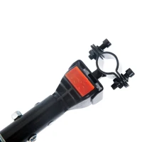 HOMCOM Lastenanhänger, Fahrradanhänger, abnehmbarer Korb, Universalkupplung, bis 40 kg, Stahl, schwarz, 144 x 59 x 80cm(m-9)