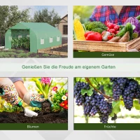 Outsunny TUNEL OGRODNICZY SZKLARNIA 3,5x3x2m(m-6)