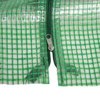 Szklarnia Outsunny z 2 oknami na zamek, siatkowa folia PE, szklarnia stalowa, na balkon, ogród, szklarnia na pomidory 180x90x90 cm, szklarnia na warzywa, kwiaty, rośliny, Zielona(m-8)