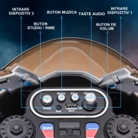 Homcom Motocicleta BMW HP4 – 6V, 3 Roti, Cu Licenta pentru Copii(m-7)