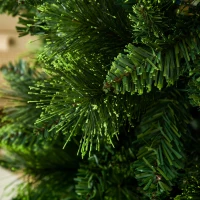HOMCOM Árvore de Natal Artificial 180 cm Árvore de Natal com 648 Ramos Fácil de Montar e Base Desmontável de Aço Ø70x180 cm Verde(m-9)
