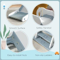AIYAPLAY Foldable Kids Slide, Freestanding Baby Slide, for Ages 1.5-3 Years(m-7)