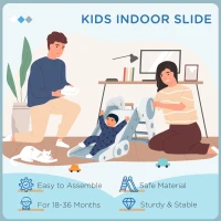 AIYAPLAY Foldable Kids Slide, Freestanding Baby Slide, for Ages 1.5-3 Years(m-5)