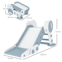 AIYAPLAY Foldable Kids Slide, Freestanding Baby Slide, for Ages 1.5-3 Years(m-3)