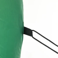 HOMCOM Opblaasbare Boog met Kerstman en Sneeuwman, LED-Verlichting, Geïntegreerde Blazer, 198 x 80 x 245 cm(m-9)