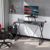 HOMCOM birou gaming pentru computer, 106x60x93.5 cm(m-2)