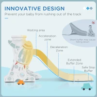 AIYAPLAY Space-Themed Kids Slide and Swing Set, with Basketball Hoop(m-5)