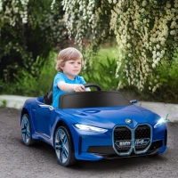 HOMCOM BMW i4 Licensed 12V Kids Electric Ride-On Car(m-2)