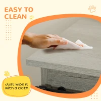 PawHut Dog Crate Furniture for Large Dogs, Double Dog Cage for Small Dogs, with Divider - Grey(m-7)