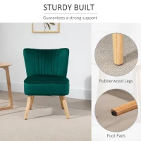 HOMCOM fotoliu stil nordic design ergonomic, 57x68x76cm(m-4)