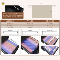 Vinsetto 2-Drawer Mobile Filing Cabinet, Steel Lockable File Cabinet for Letter, A4 and Legal Size, Pre-Assembled Body, Black(m-5)