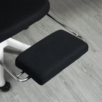 Vinsetto Ergonomic Office Chair, High Back Desk Chair, Reclining Mesh Computer Chair with Adjustable Headrest, Lumbar Support, Foot Rest, Swivel Wheels, Adjustable Height, Black(m-9)