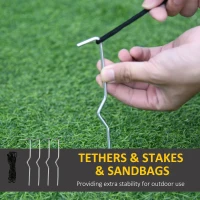 HOMCOM 1.2m Witch Ghost Halloween Inflatable Decoration w/ LED Lights Fan Accessories Pumpkin Lantern Kids Adult Fun Weather-Resistant Indoor Outdoor Seasonal(m-8)