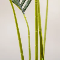 HOMCOM Palmeira Areca Artificial 170cm Planta Artificial com 11 Folhas Realistas e Vaso de Plástico Ø15x170 cm Verde(m-9)