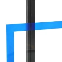 SPORTNOW basketbalhoepel, universele wandhouder, scheurbestendig net, roestvrijstalen frame, 113 x 61 x 73 cm(m-8)