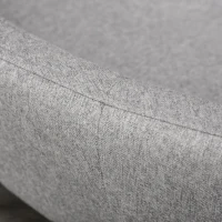 PawHut Sofá Cama para Mascotas Perros Pequeños Medianos Gatos con Cojín Acolchado extraíble Patas Madera Bordes Elevados 81x61x24 cm Gris(m-9)