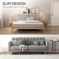 SPORTNOW Under Desk Treadmill, Walking Pad, with Remote Control, LED Display, 1-6km/h - Black(m-4)