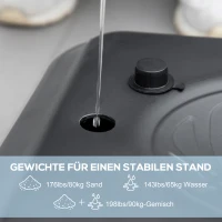 SPORTNOW Regulowany kosz do koszykówki(m-5)