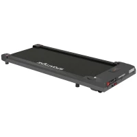SPORTNOW Under Desk Treadmill, Walking Pad, with Remote Control, LED Display, 1-6km/h - Black(m-1)