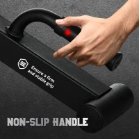 SPORTNOW Deadlift Barbell Jack with Non-Slip Handle, for Weight Training - Black(m-7)